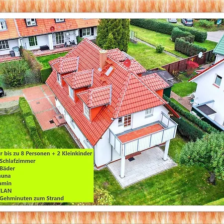 Haus Admiral Mit Garten, 5 Gehminuten Zum Strand, Inklusive Wlan, Sauna, Kamin, Tischtennisplatte, Bollerwagen Fuer Den Villa Zingst